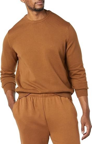 Brown Crew Neck Sweater imagen 2
